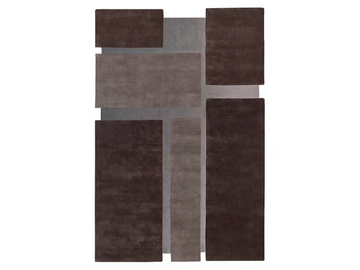 POP TWO - Wool and viscose rug with geometric shapes by SITAP Carpet Couture Italia - view 2